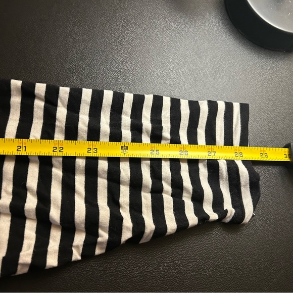 Duluth Trading Co. Womens Long Sleeve Mock Neck Tunic Pockets Striped Size 3X - Picture 8 of 10